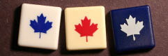 Custom SCRABBLE tile: Maple leaf blanks
