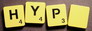 SCRABBLE tile style M20B-T : Taxicab yellow tile with black letter, Textured surface